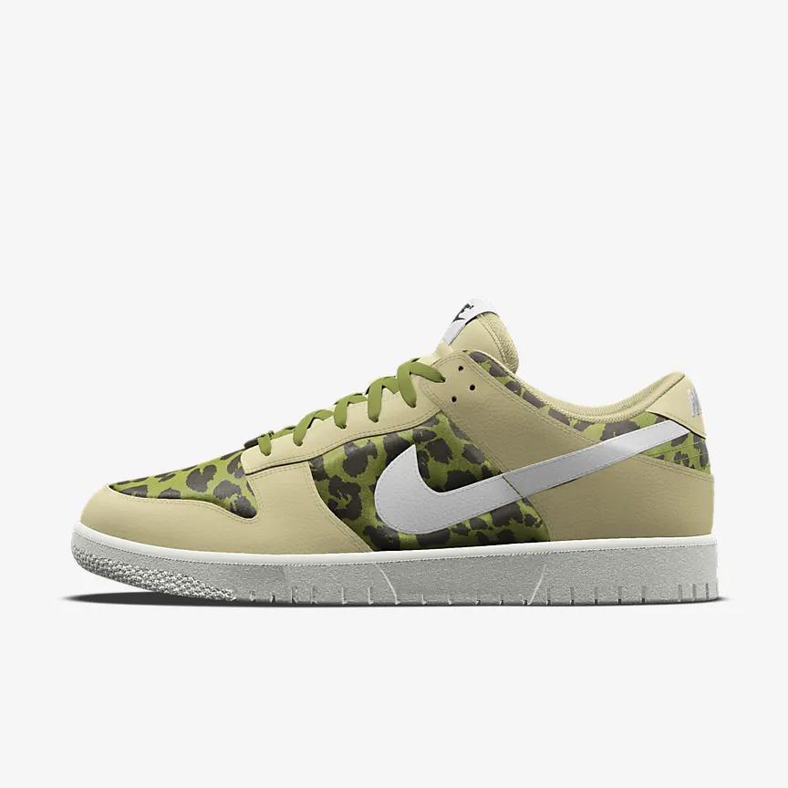 Giày Nike Dunk Low Unlocked By You Nữ Vàng Nâu